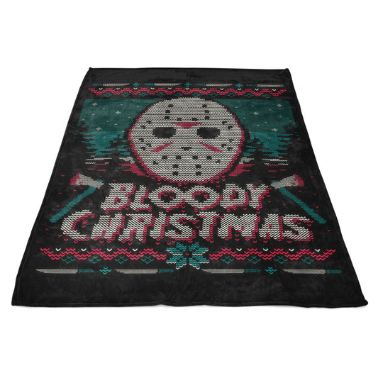 Bloody Ugly Christmas - Fleece Blanket