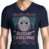 Bloody Ugly Christmas - Men's V-Neck