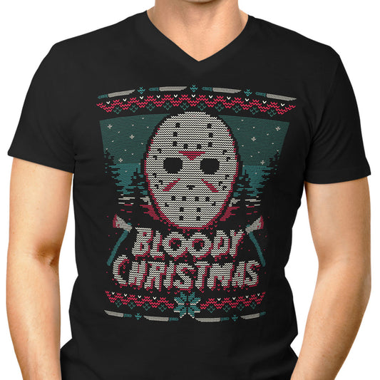 Bloody Ugly Christmas - Men's V-Neck