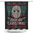 Bloody Ugly Christmas - Shower Curtain