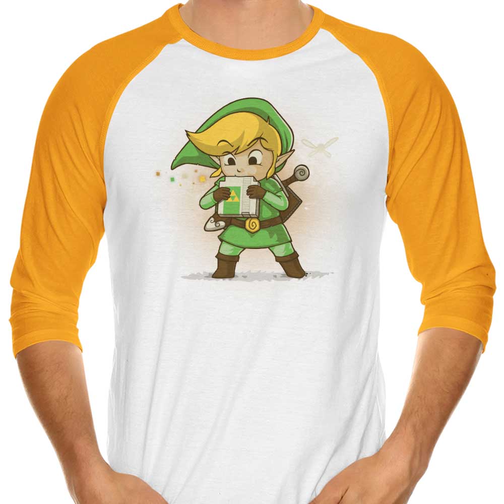 Blowing Bits - 3/4 Sleeve Raglan T-Shirt