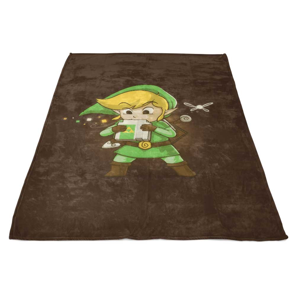Blowing Bits - Fleece Blanket
