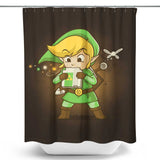 Blowing Bits - Shower Curtain