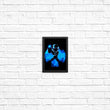 Blue Bomber Orb - Posters & Prints
