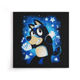 Blue Dog Dad - Canvas Print