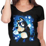 Blue Dog Dad - Women's V-Neck