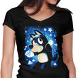 Blue Dog Dad - Women's V-Neck