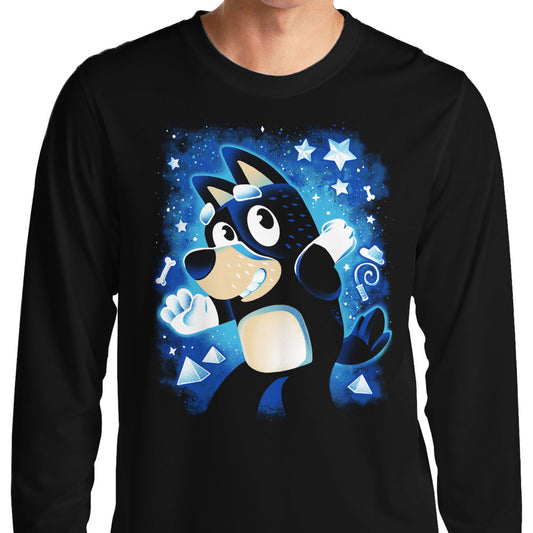 Blue Dog Dad - Long Sleeve T-Shirt