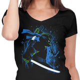Blue Leader Ninja - Women's V-Neck