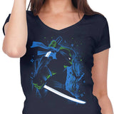 Blue Leader Ninja - Women's V-Neck