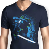 Blue Leader Ninja - Men's V-Neck