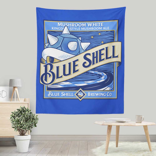Blue Shell - Wall Tapestry