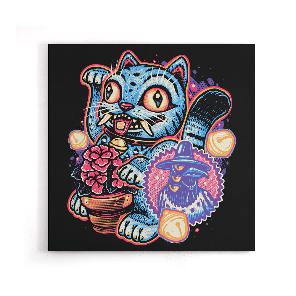 Blue Tiger of Prosperity - Canvas Print