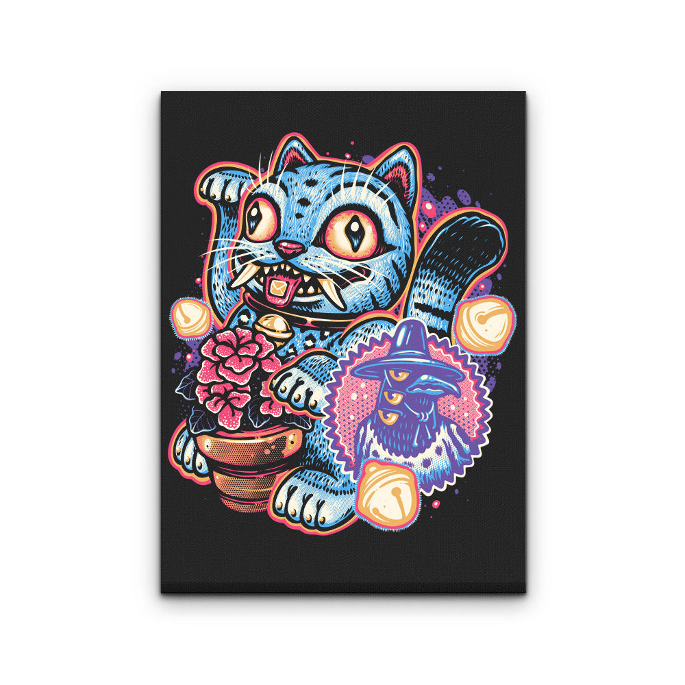 Blue Tiger of Prosperity - Canvas Print