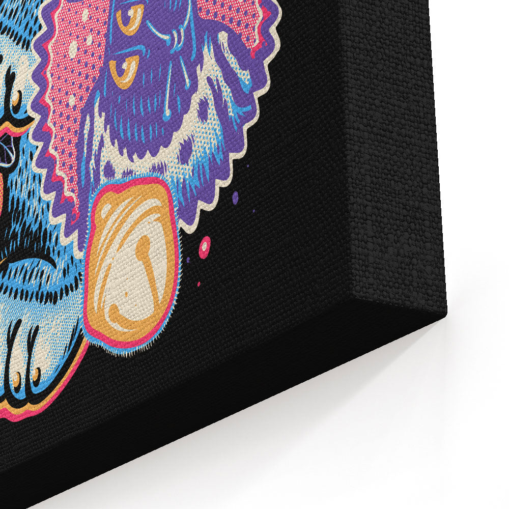 Blue Tiger of Prosperity - Canvas Print