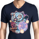 Blue Tiger of Prosperity - Men's V-Neck