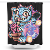 Blue Tiger of Prosperity - Shower Curtain
