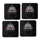 Blue Tiger Pocket - Coasters