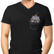 Blue Tiger Pocket - Men's V-Neck