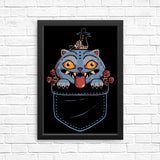 Blue Tiger Pocket - Posters & Prints