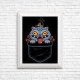 Blue Tiger Pocket - Posters & Prints