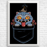 Blue Tiger Pocket - Posters & Prints
