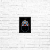 Blue Tiger Pocket - Posters & Prints
