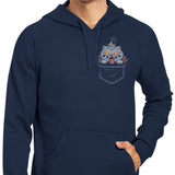 Blue Tiger Pocket - Hoodie