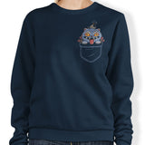 Blue Tiger Pocket - Sweatshirt