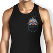 Blue Tiger Pocket - Tank Top