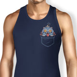 Blue Tiger Pocket - Tank Top