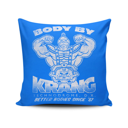 Body by Krang - Throw Pillow