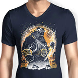 Bolt of the Gods - Men's V-Neck