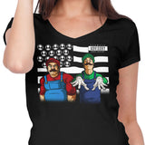 Bombs Over Koopas - Women's V-Neck