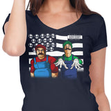 Bombs Over Koopas - Women's V-Neck