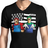 Bombs Over Koopas - Men's V-Neck