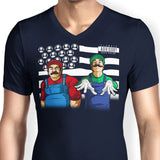 Bombs Over Koopas - Men's V-Neck