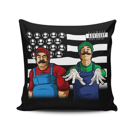 Bombs Over Koopas - Throw Pillow