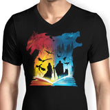 Book of Fire and Ice - Men's V-Neck