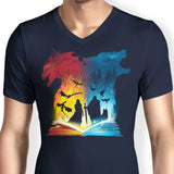 Book of Fire and Ice - Men's V-Neck
