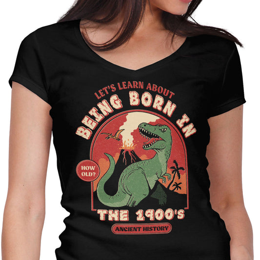 Born in the 1900's - Women's V-Neck