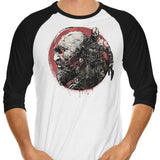 Born of Chaos and Destruction - 3/4 Sleeve Raglan T-Shirt