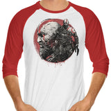 Born of Chaos and Destruction - 3/4 Sleeve Raglan T-Shirt