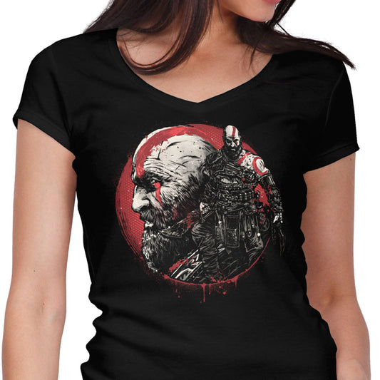 Born of Chaos and Destruction - Women's V-Neck