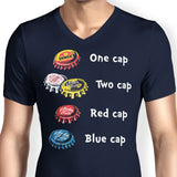 Bottle Cap Fever - Men's V-Neck