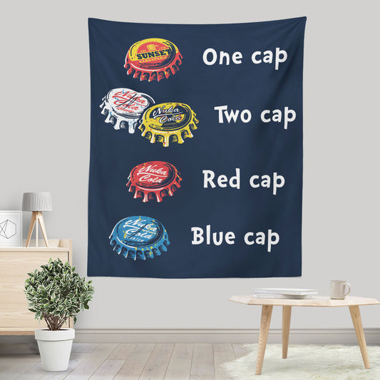 Bottle Cap Fever - Wall Tapestry