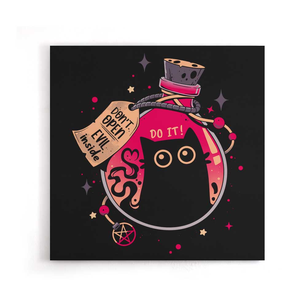 Bottled Menace - Canvas Print