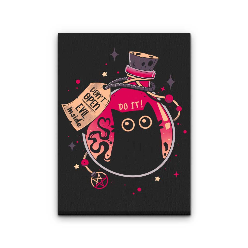 Bottled Menace - Canvas Print