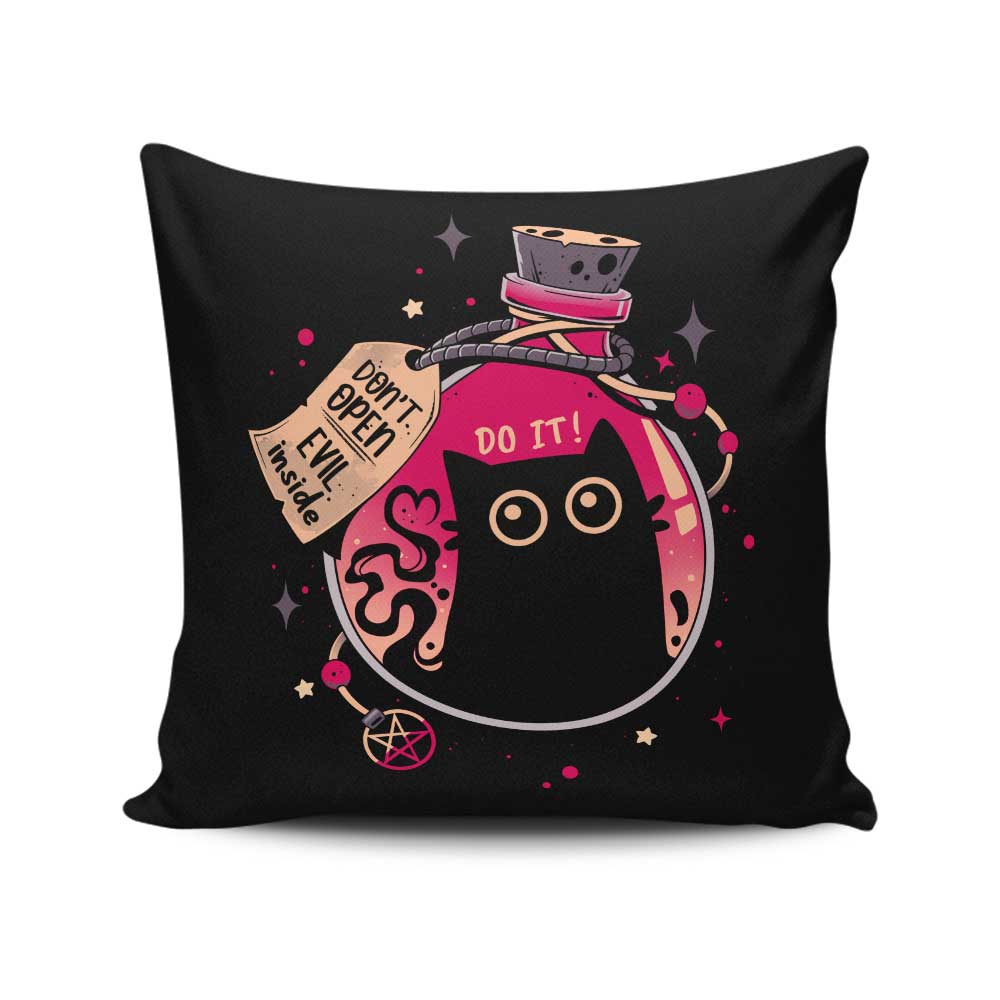 Bottled Menace - Throw Pillow