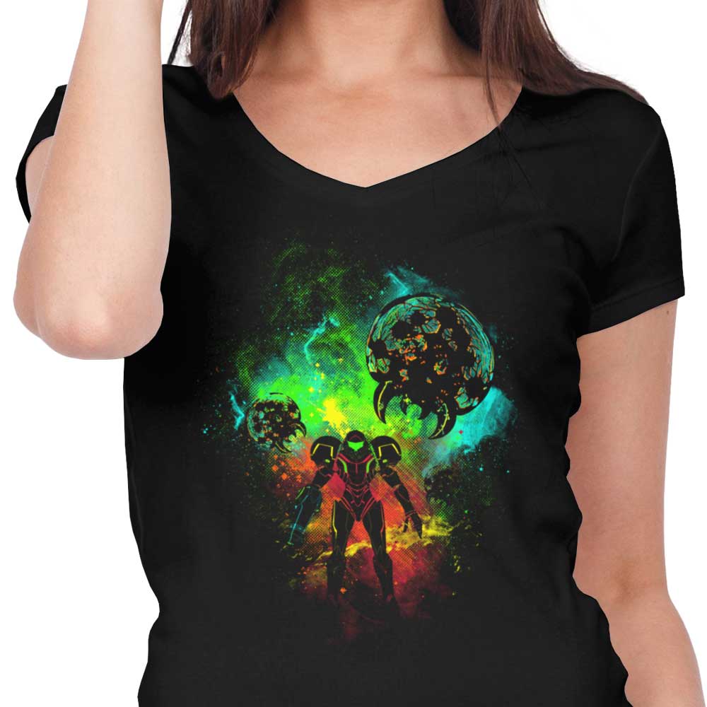 Bounty Hunter Art - Women's V-Neck